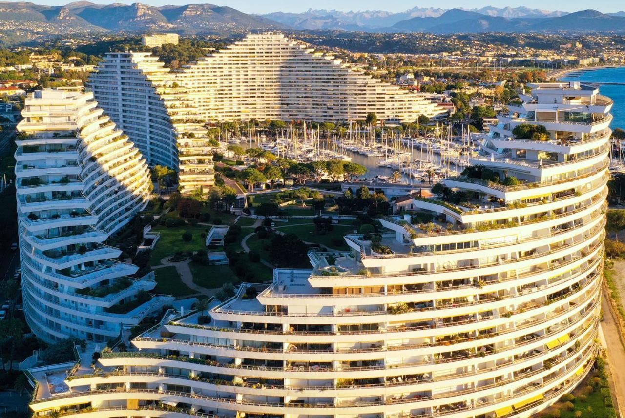 Blue Terrace Apartment - Marina Baie Des Anges Villeneuve-Loubet Esterno foto